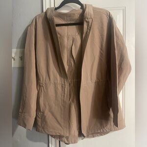 Women's Beige Utility Jacket